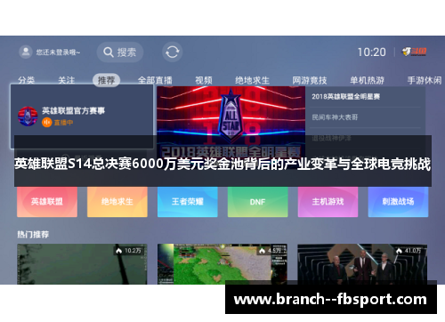 英雄联盟S14总决赛6000万美元奖金池背后的产业变革与全球电竞挑战