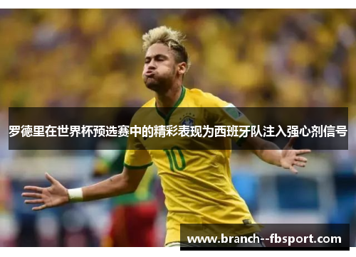 罗德里在世界杯预选赛中的精彩表现为西班牙队注入强心剂信号